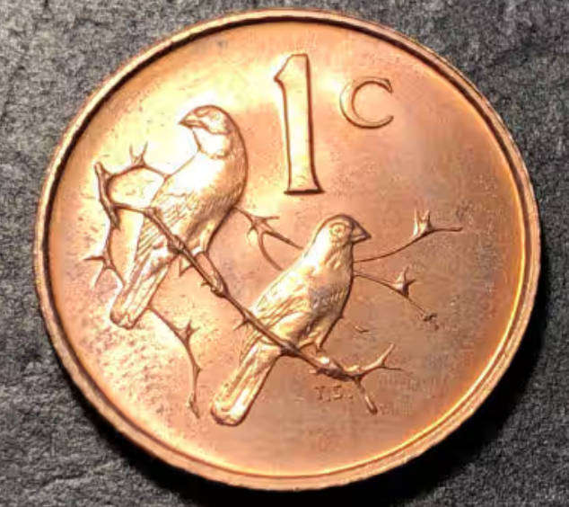 1966 Suid-Afrika Afrikaans 1 Cent Coin