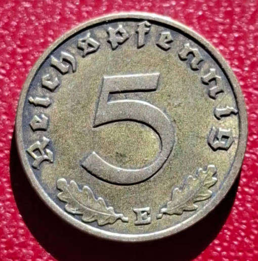 1938 Deutches Reich 5 Reichspfennig E (Germany)