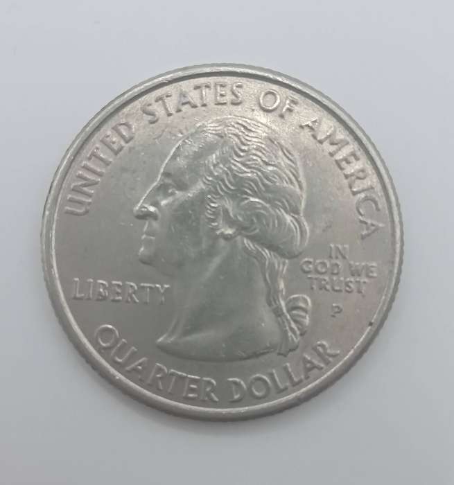2001 USA New York 1788 - Gateway to Freedom - One Quarter Dollar
