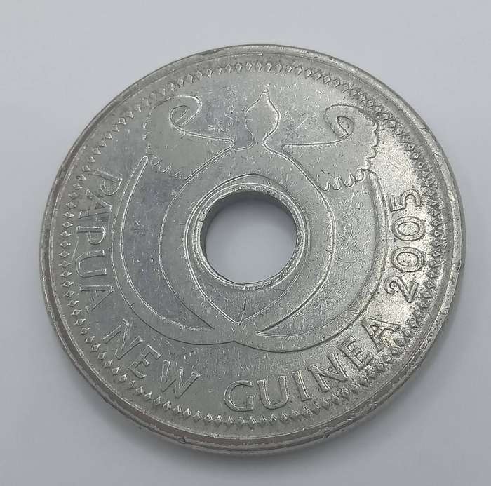 2005 PAPUA NEW GUINEA 1 KINA COIN