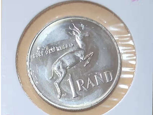 1985 RSA ONE RAND COIN - NICKEL -  UNC