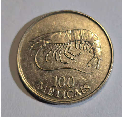 1994 Mozambique 10 Meticals - IN XF CONDITION