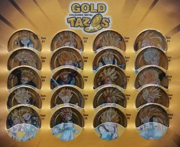 Dragon Ball Z Simba 2003 Complete Metal Tazo Master Set + Album (Full Variants)