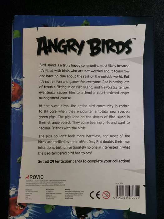 Angry Birds Lenticular Album + Complete 24-Card Set  SA Exclusive Collectible