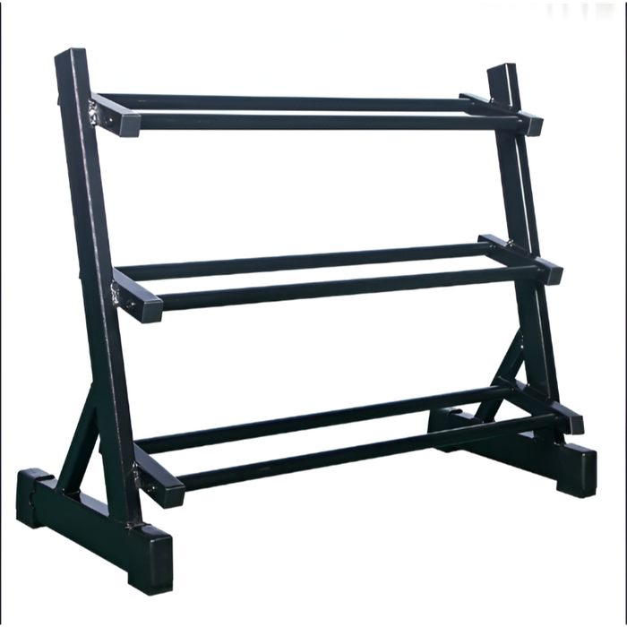 3-Tier Dumbbell Rack  Heavy-Duty Gym Equipment Storage Stand for Home & Commercial Use