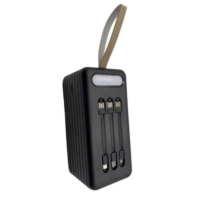 P8 SOVO 80,000mAh Power Bank with 3 Built-In Cables & LED Flashlight  Ultra-High Capacity, Multi-De