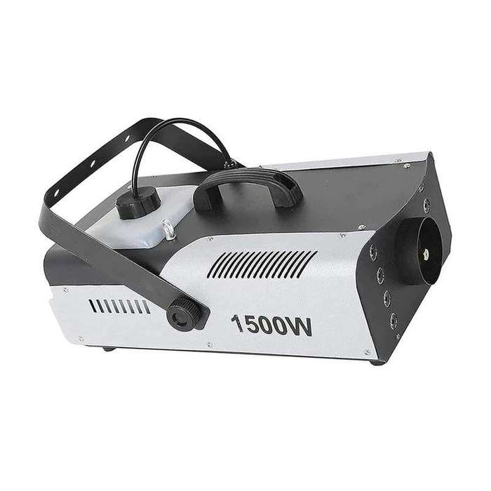 1500W Portable LED Stage Fog Smoke Machine  8-LED RGB Lights with Remote Control & Wired Controller