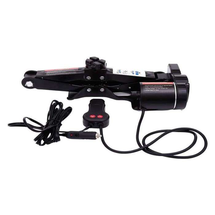 2 Ton 12V Electric Car Jack  Lighter Powered Vehicle Jack with Remote Control & Case (Model JG00031