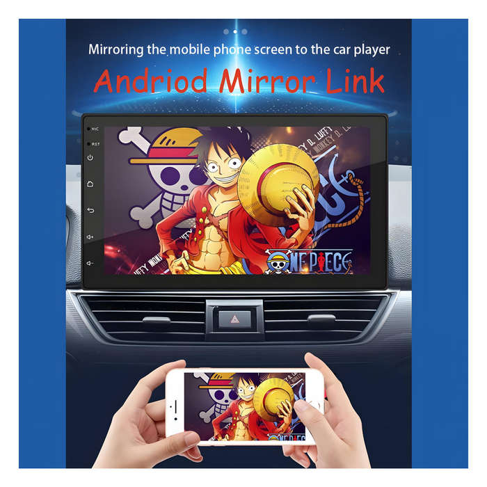 10 Wireless Car Multimedia Touchscreen Player with Bluetooth, MirrorLink & Built-in Cooling Fan