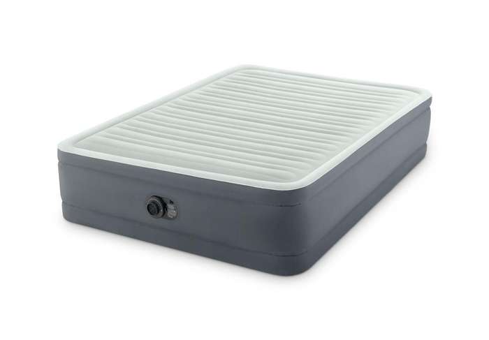 Intex Queen PremAire I Elevated Airbed - Ultimate Comfort with Built-in Pump