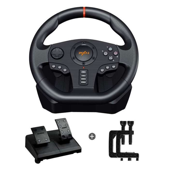 PXN V900 Gaming Racing Wheel  Force Feedback Steering Wheel for PC, PS3, PS4, Xbox One, Xbox Series