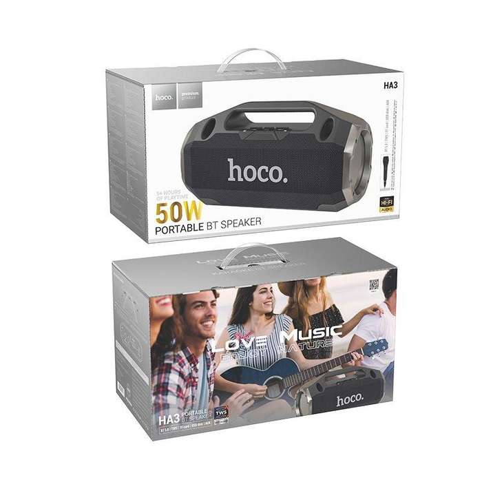 Hoco HA3 TWS Bluetooth 5.0 Speaker Support TF Card/AUX