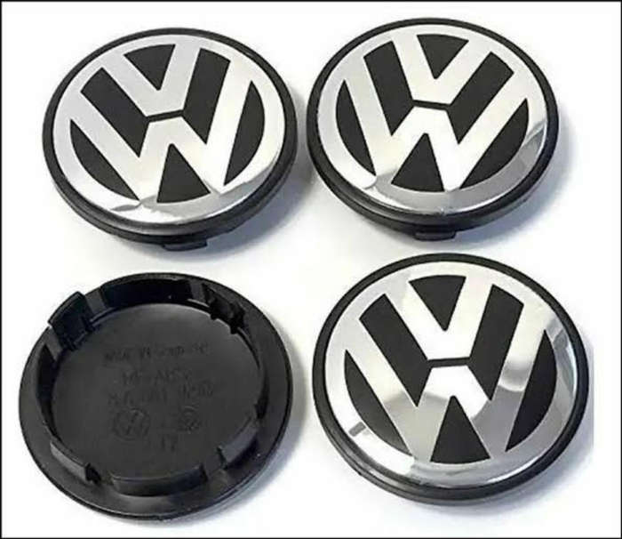 Volkswagen Wheel Badges (65mm, 4 piece)