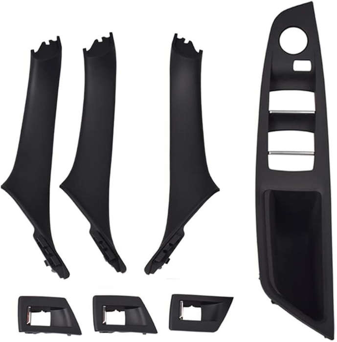 BMW F10 (5-series) Inner Door replacement handles (7 piece, black)