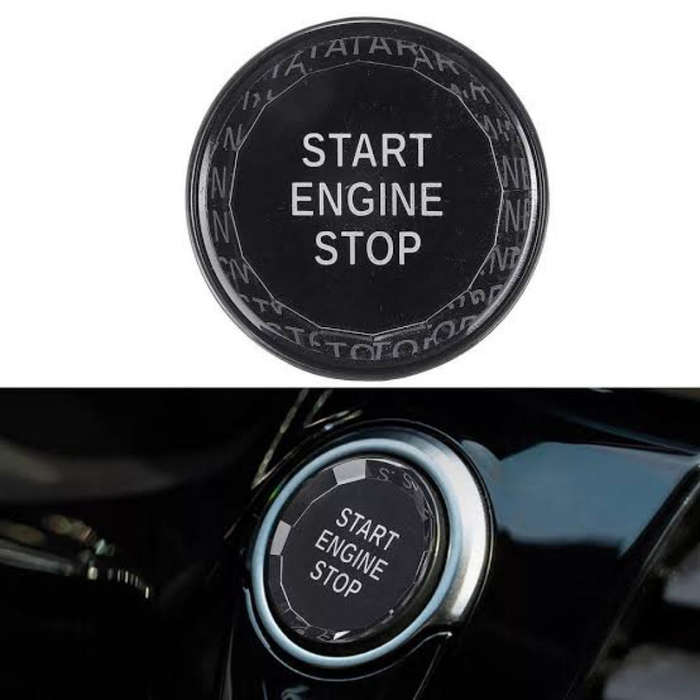 BMW E-series Crystal Start Stop Button (Black)