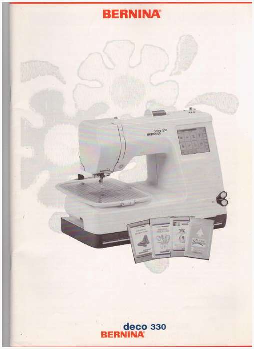 Bernina Deco 330 Embroidery Machine with Hoops
