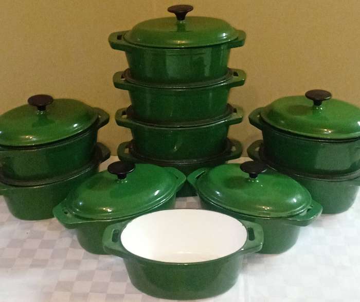 Cast iron pots