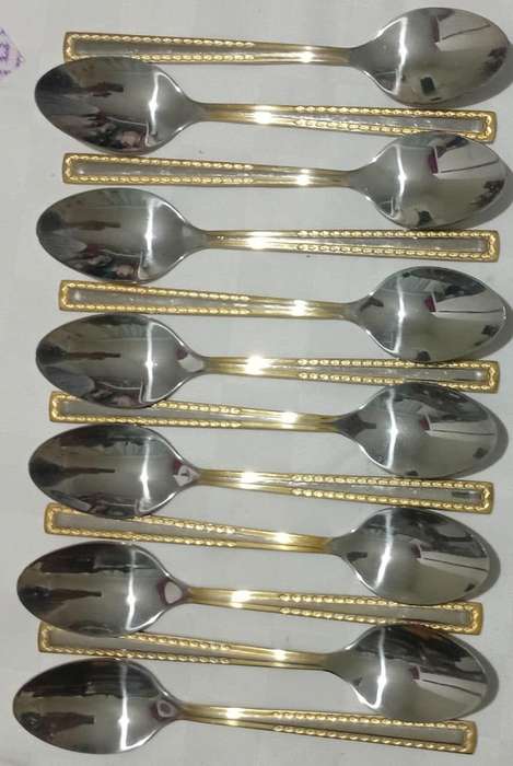 Vintage Solingen 18/10, 24 CT Gold Plated Cutlery Set in Briefcase
