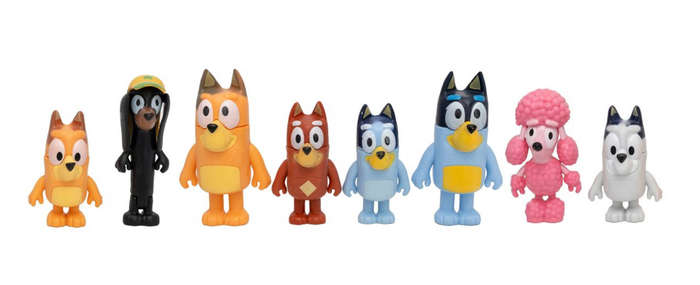 Bluey Family Figurines