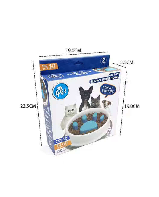 Dog and Cat Slow Feeder Bowl