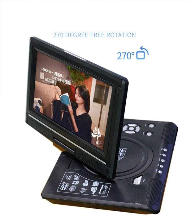 LMD-998 Portable HD DVD Player With LCD Screen With TV Tuner/Card Reader/USB/Game 9.8