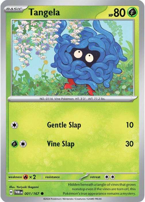 001/167 - Tangela (None Holo)