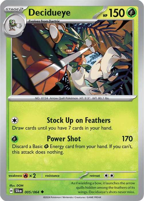 005/064 - Decidueye (None Holo)