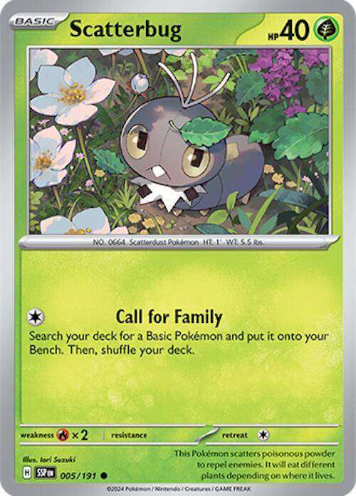 005/191 - Scatterbug (None Holo)