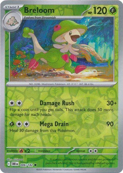 006/182 - Breloom (Reverse Holo)