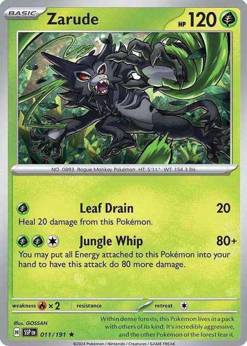 011/191 - Zarude (Holofoil)