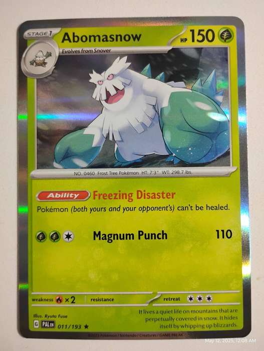 011/193 - Abomasnow (Holofoil)