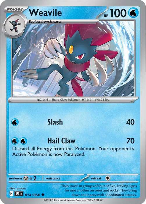 014/064 - Weavile (None Holo)