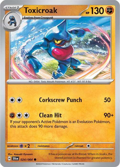 024/064 - Toxicroak (None Holo)