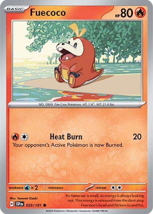 029/191 - Fuecoco (None Holo)