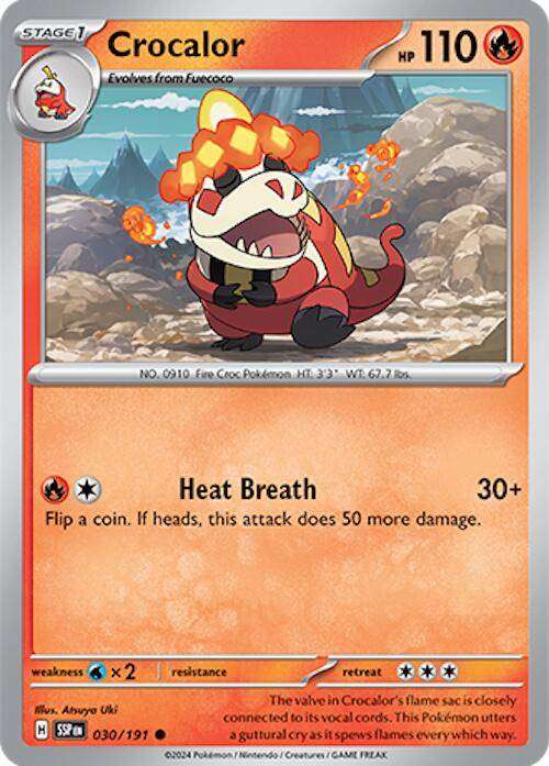 030/191 - Crocalor (None Holo)