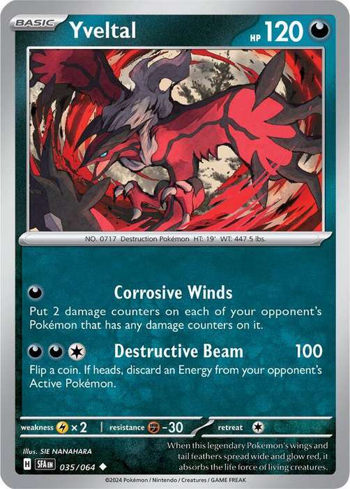 035/064 - Yveltal (None Holo)