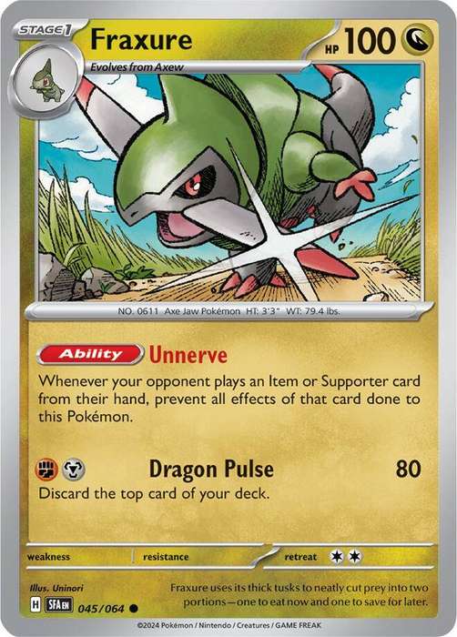 045/064 - Fraxure (None Holo)