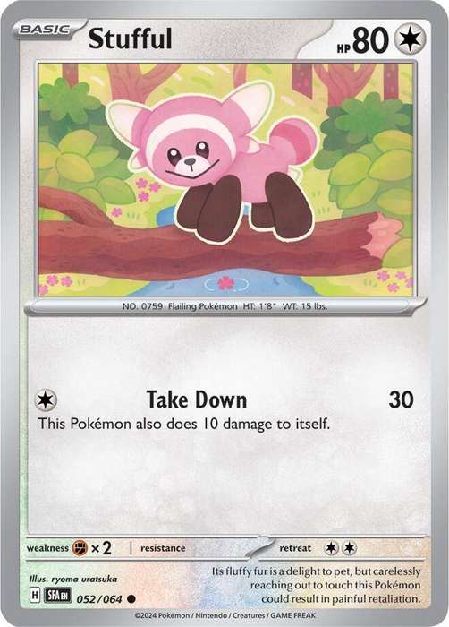 052/064 Stufful (None Holo)