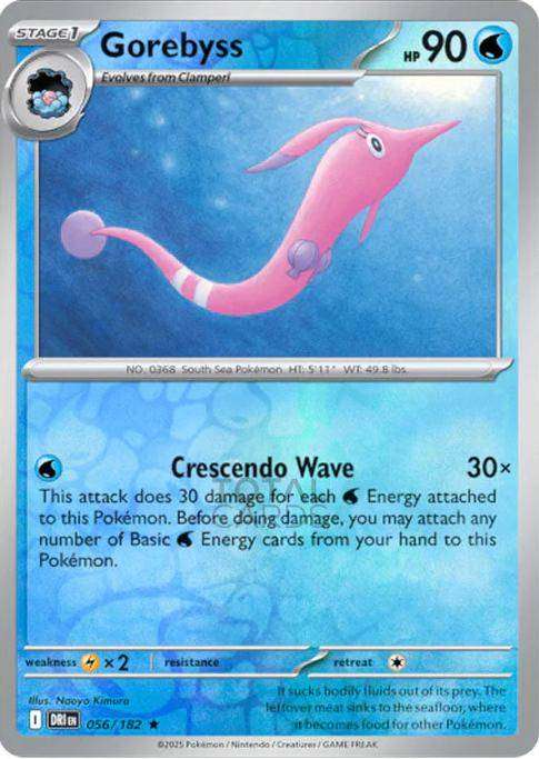 056/182 - Gorebyss (Reverse Holo)