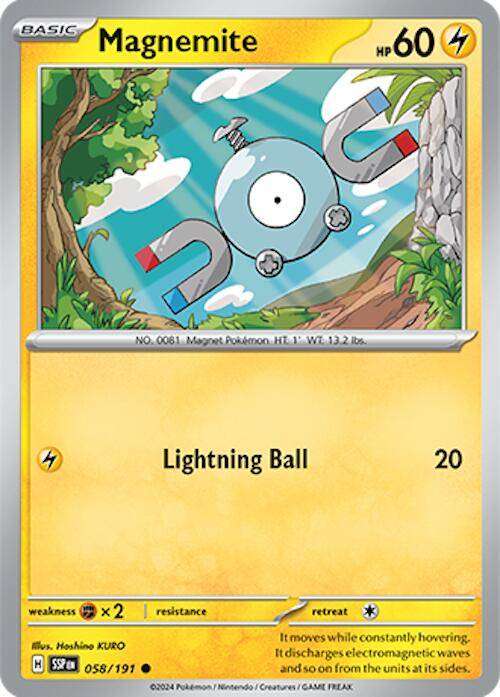 058/191 - Magnemite (None Holo)