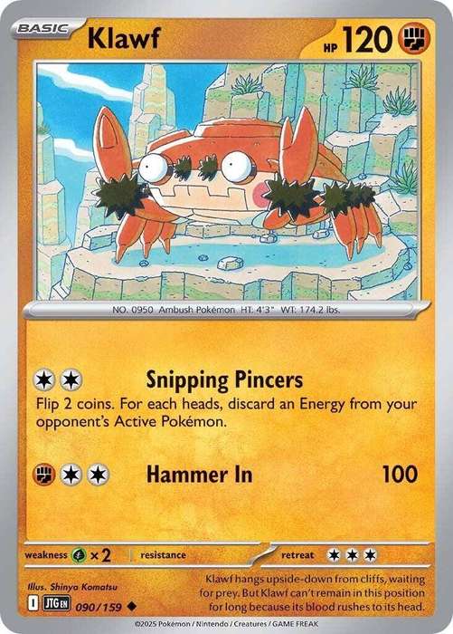 090/159 - Klawf (None Holo)