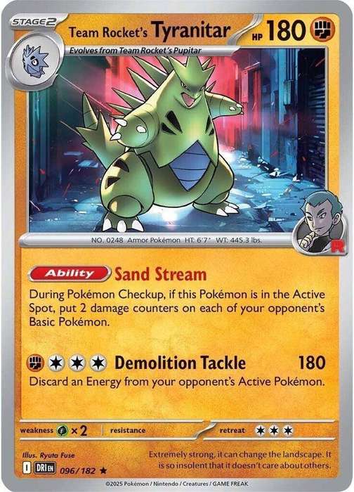 096/182 - Team Rockets Tyranitar (Holofoil)