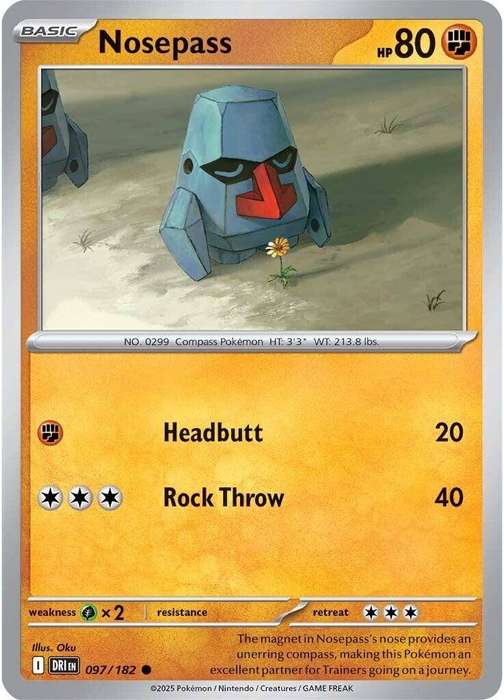 097/182 - Nosepass (None Holo)