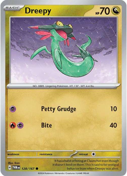 128/167 - Dreepy (None Holo)