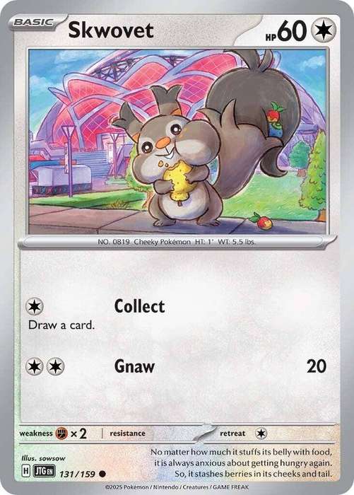 131/159 - Skwovet (None Holo)