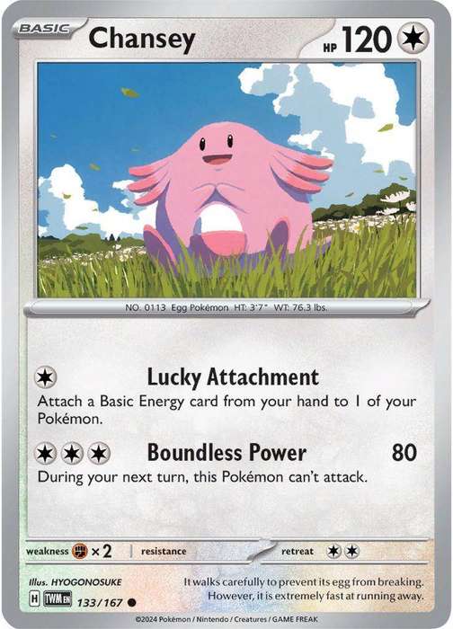 133/167 - Chansey (None Holo)