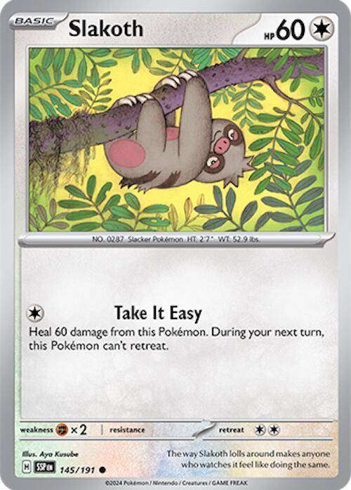 145/191 - Slakoth (None Holo)