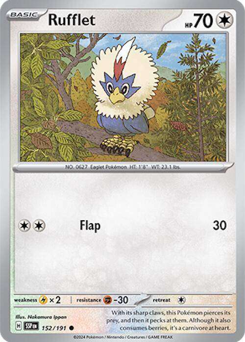 152/191 - Rufflet (None Holo)