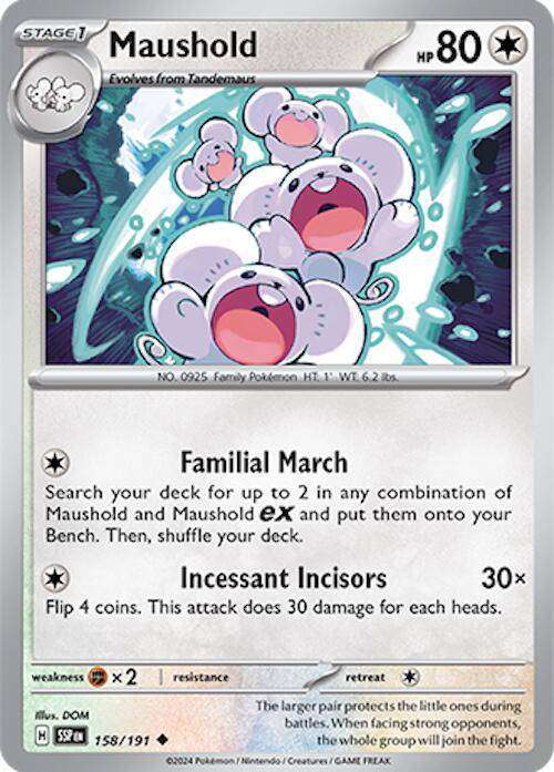 158/191 - Maushold (None Holo)