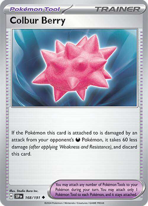 168/191 - Colbur Berry (None Holo)